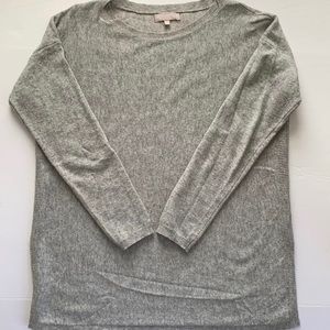 Benedetta B Merino Wool Cashmere Sweater Gray Small